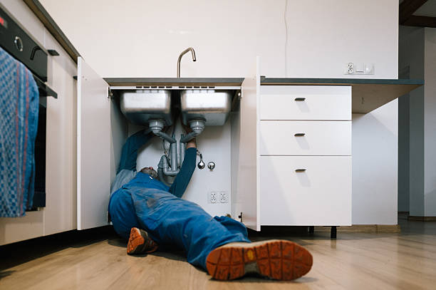 Professional Drain Cleaning technician working in Lincroft, NJ